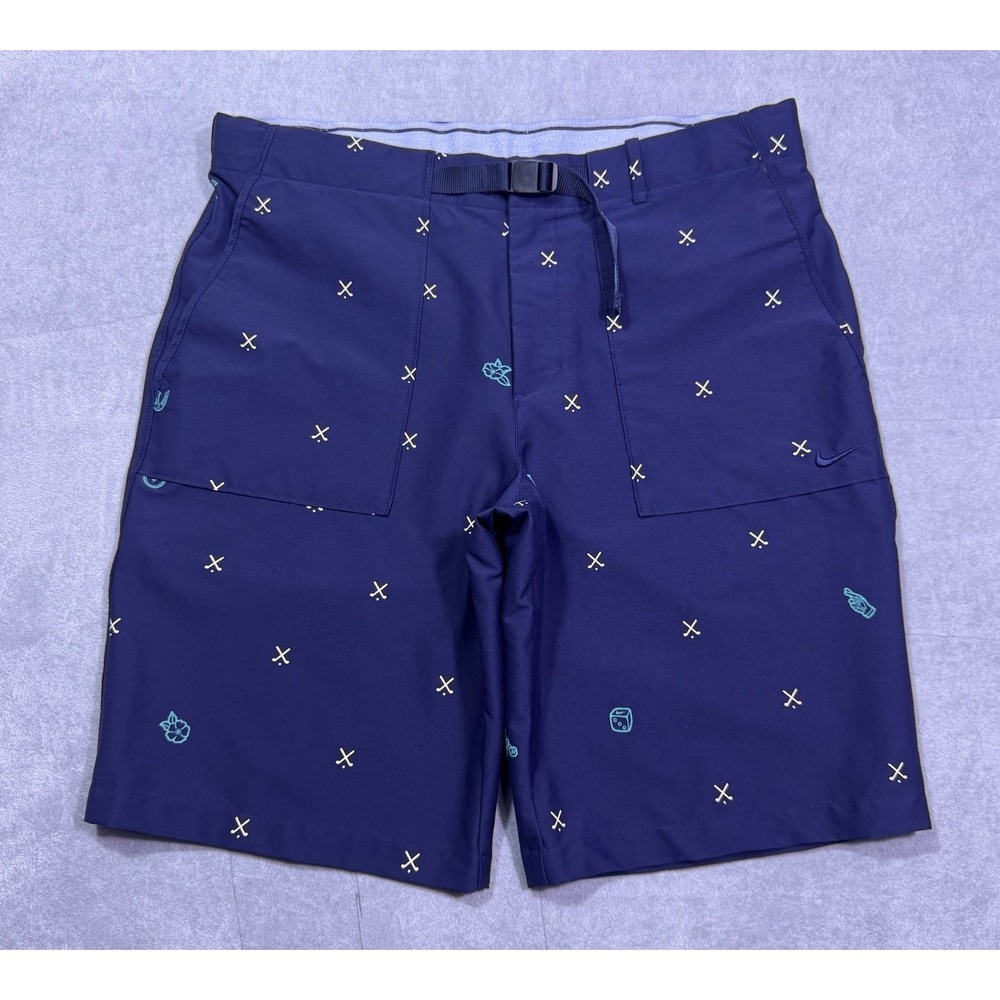 Nike Shorts Mens 34 Flex Novelty Charms Golf Obsidian Slim Dri-Fit Athletic